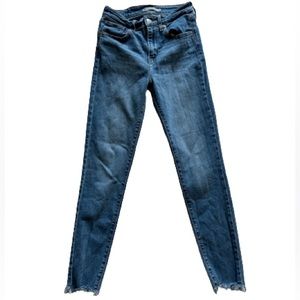 Levi’s 721 Women’s High Rise Medium Wash Skinny Ankle Jeans Size 25